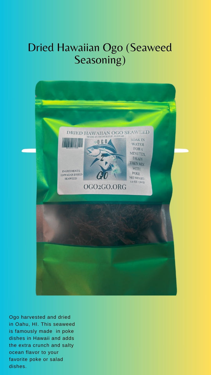 DRIED HAWAIIAN OGO SEAWEED RED